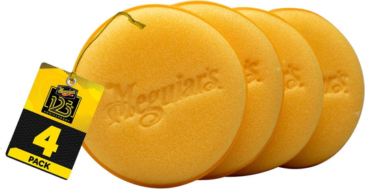 Meguiar's 4 Inch Foam Applicator Pads, Pack of 4