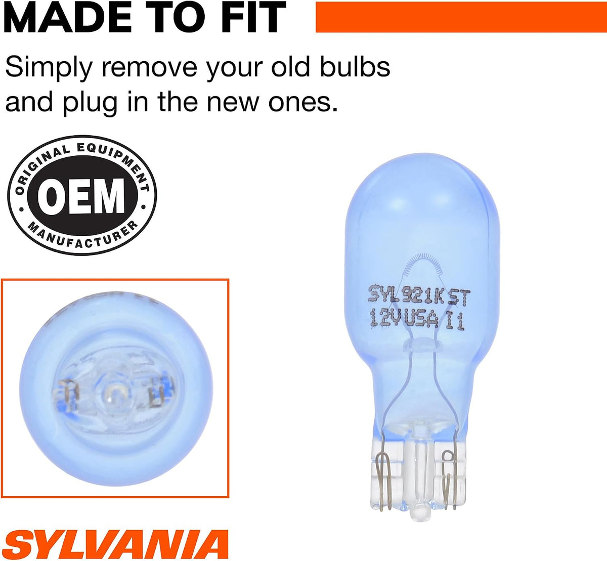 SYLVANIA 921 SilverStar Mini Bulbs, 2 Bulbs - view 3