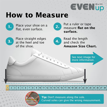 EVENup Shoe Lift for Walking Boot, Adult Size Medium - view 2