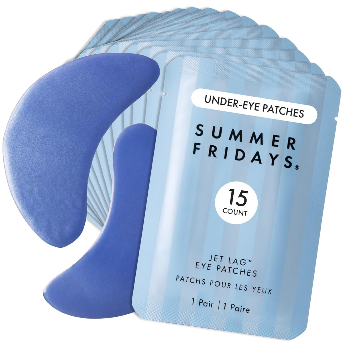 Summer Fridays Jet Lag Hydrating Eye Patches, 15 Pairs — product view