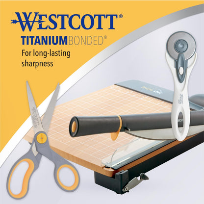 Westcott 5-Inch Micro-Tip Titanium-Bonded Craft Scissors - view 6