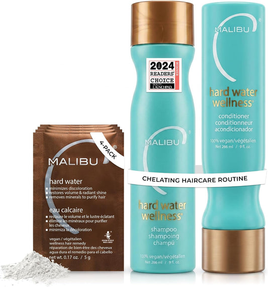 Malibu C Hard Water Wellness Treatment Kit Shampoo, Conditioner and Treatment