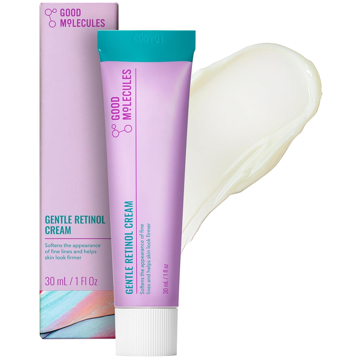 Good Molecules Gentle Retinol Cream, Night Cream for Face, 1 fl oz
