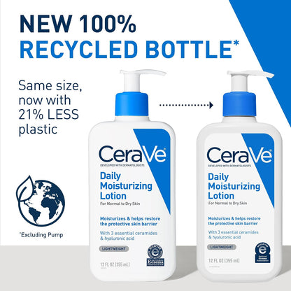 CeraVe Daily Moisturizing Lotion for Face and Body, 12 oz - view 2