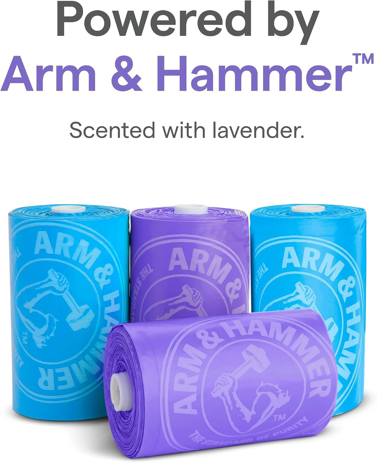 Munchkin Arm & Hammer Nappy Bag Refills, Lavender Scent, 72 Bags - view 3