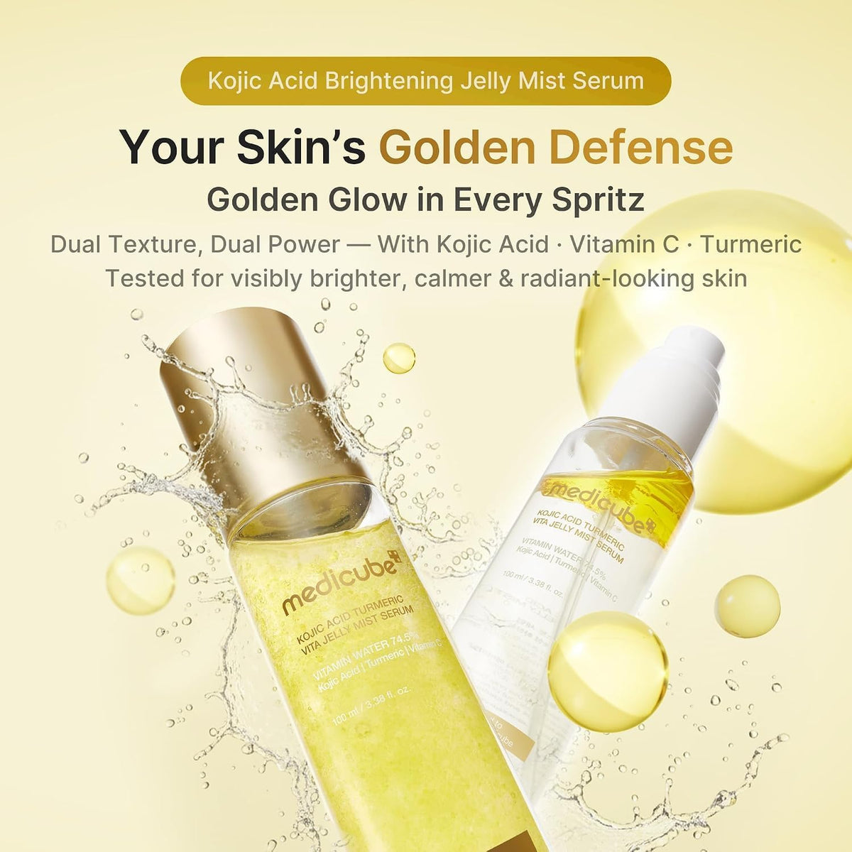 Medicube Jelly Mist Serum with Kojic Acid Turmeric, 100 ml - view 2
