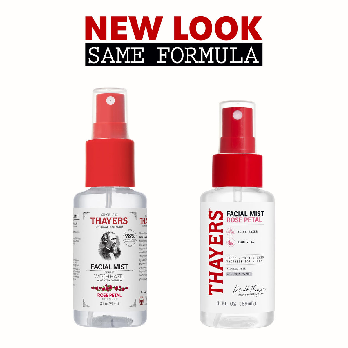 Thayers Rose Petal Witch Hazel Facial Mist Toner Trial Size 89 ml (3 fl oz) — alternate product view