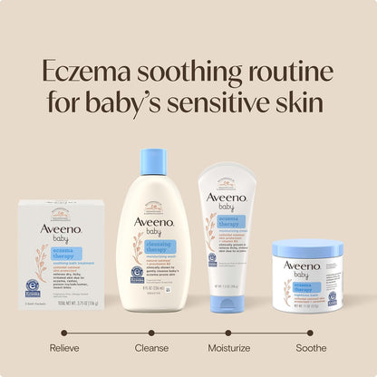 Aveeno Baby Cleansing Therapy Moisturizing Body Wash, 8 oz - view 6