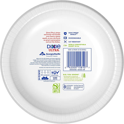 Dixie Ultra Large Paper Bowls 20 oz, 56 Count - view 6