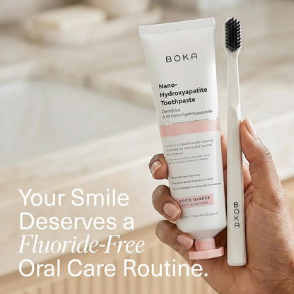 Boka Fluoride-Free Nano Hydroxyapatite Toothpaste, Ginger - view 3