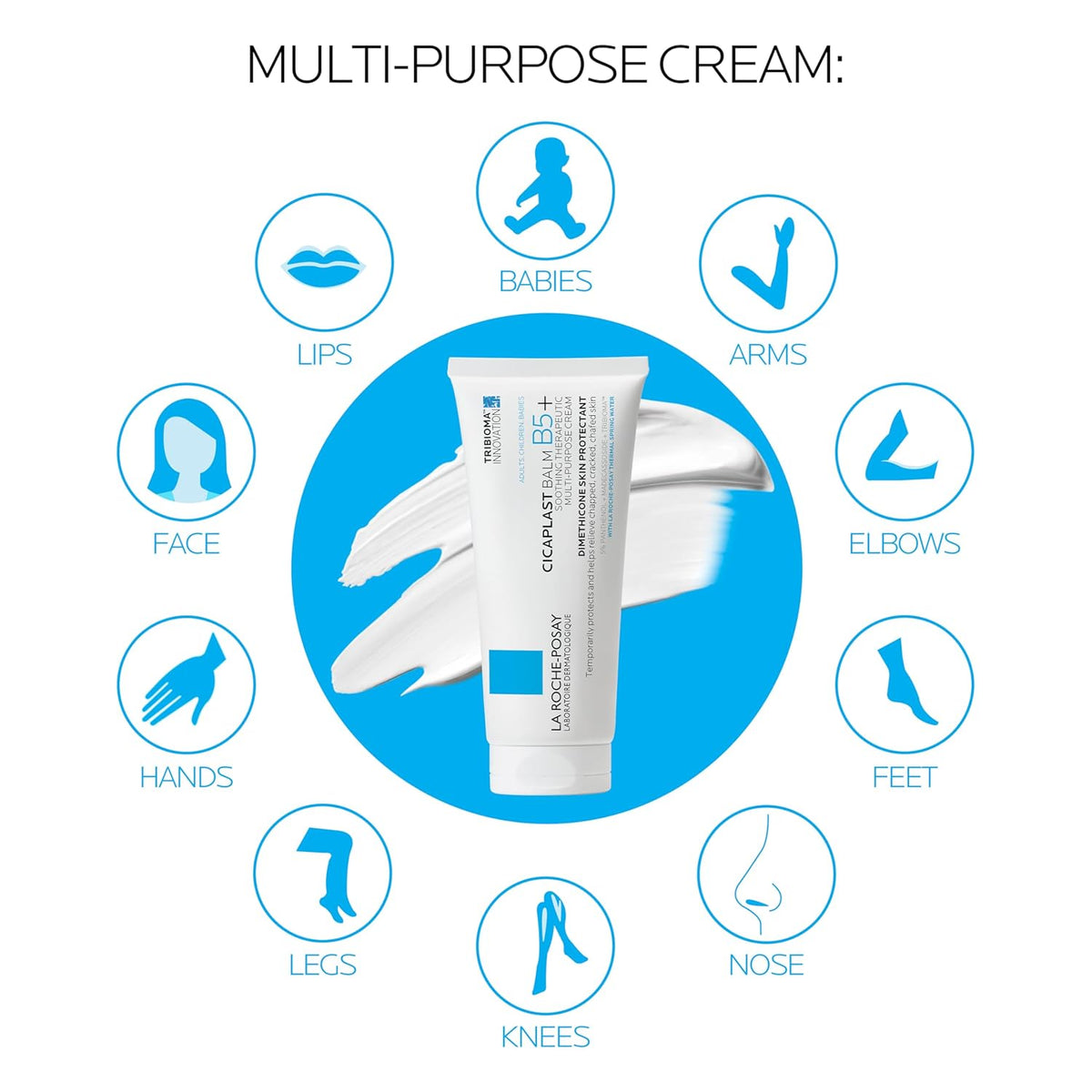La Roche-Posay Cicaplast Balm B5 Soothing Cream, 3.38 oz - view 5