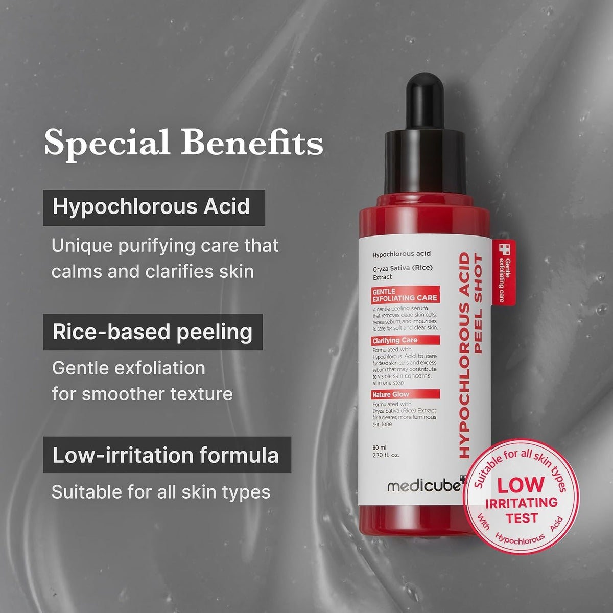 medicube Peel Shot Hypochlorous Acid Exfoliating Serum - view 5