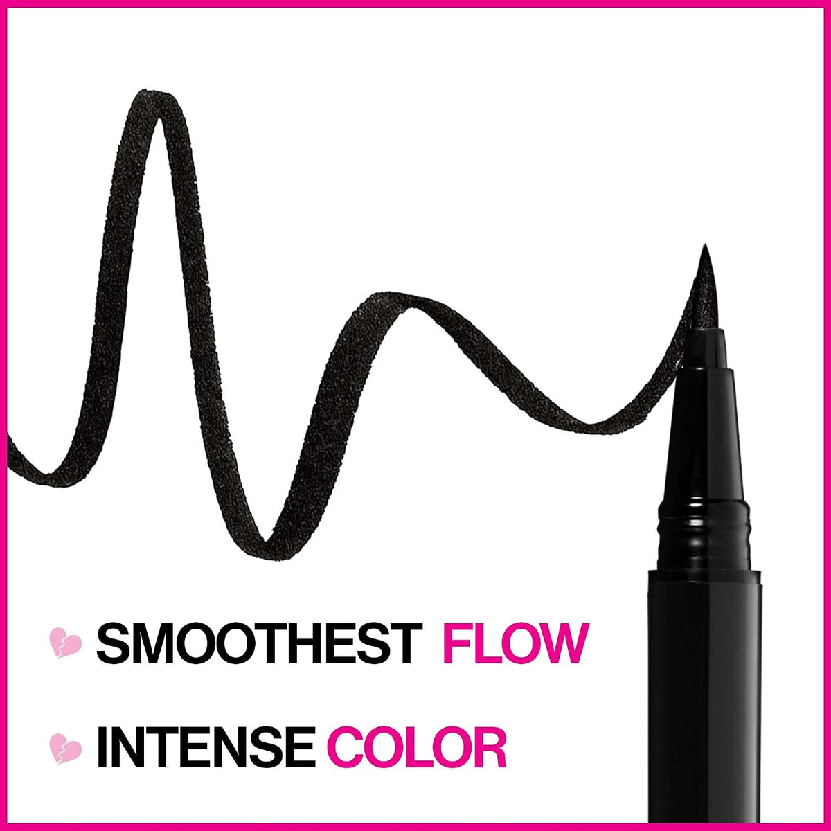 Wet n Wild Mega Last Breakup Proof Liquid Eyeliner, Ultra Black - view 3