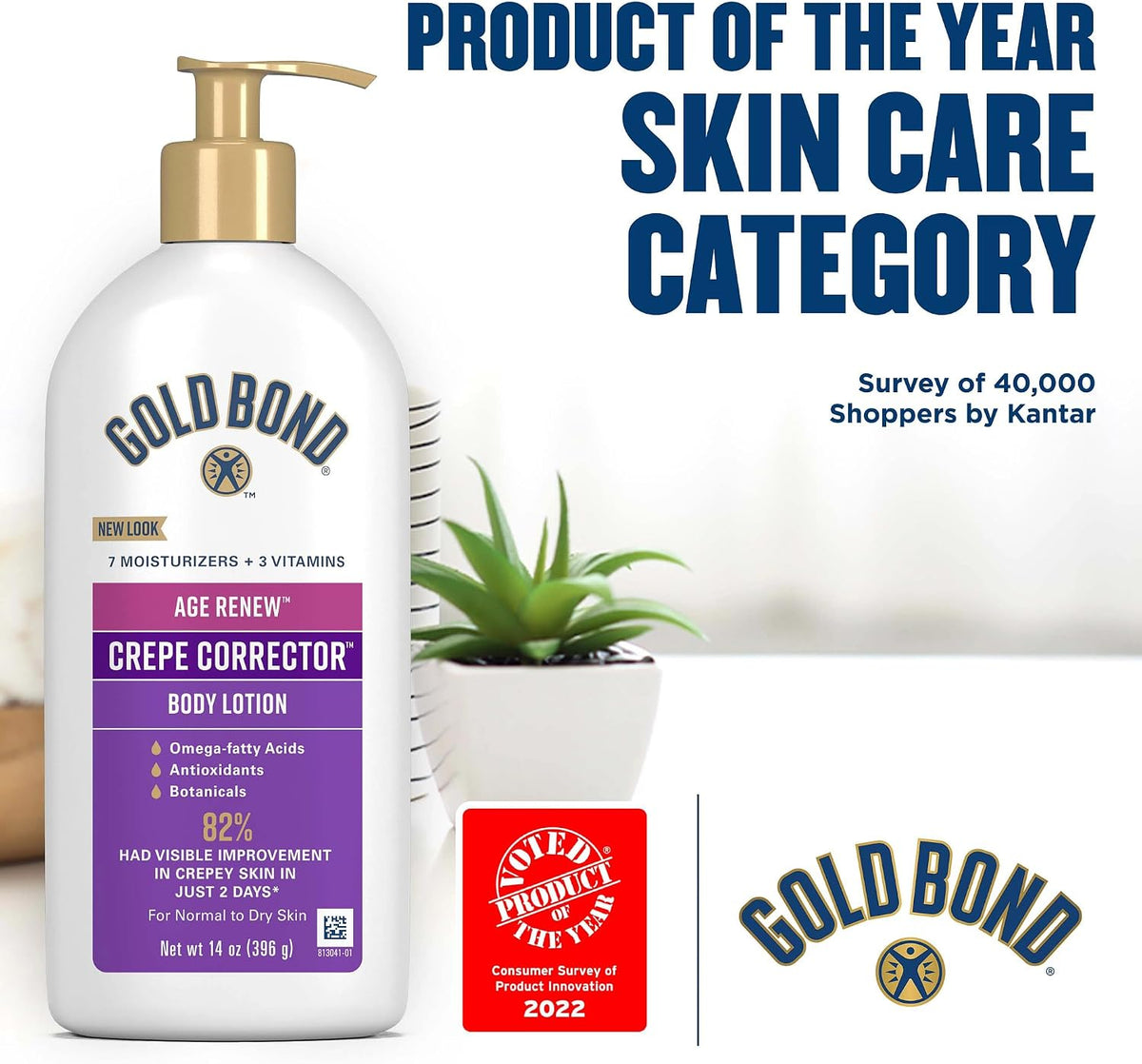 Gold Bond Age Renew Crepe Corrector Body Lotion, 14 oz - view 3
