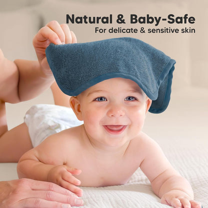 KeaBabies 6-Pack Baby Washcloths, Viscose from Bamboo, 10 x 10 Inches - view 5