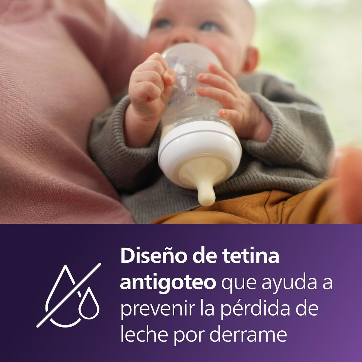 Philips Avent Natural Baby Bottles, Medium Flow, 9 oz (260 ml), 4 Pack - view 5