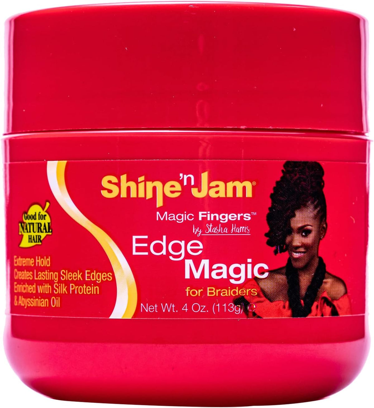 Ampro Shine-n-Jam Magic Fingers Edge Control 113 g (4 oz) — product view