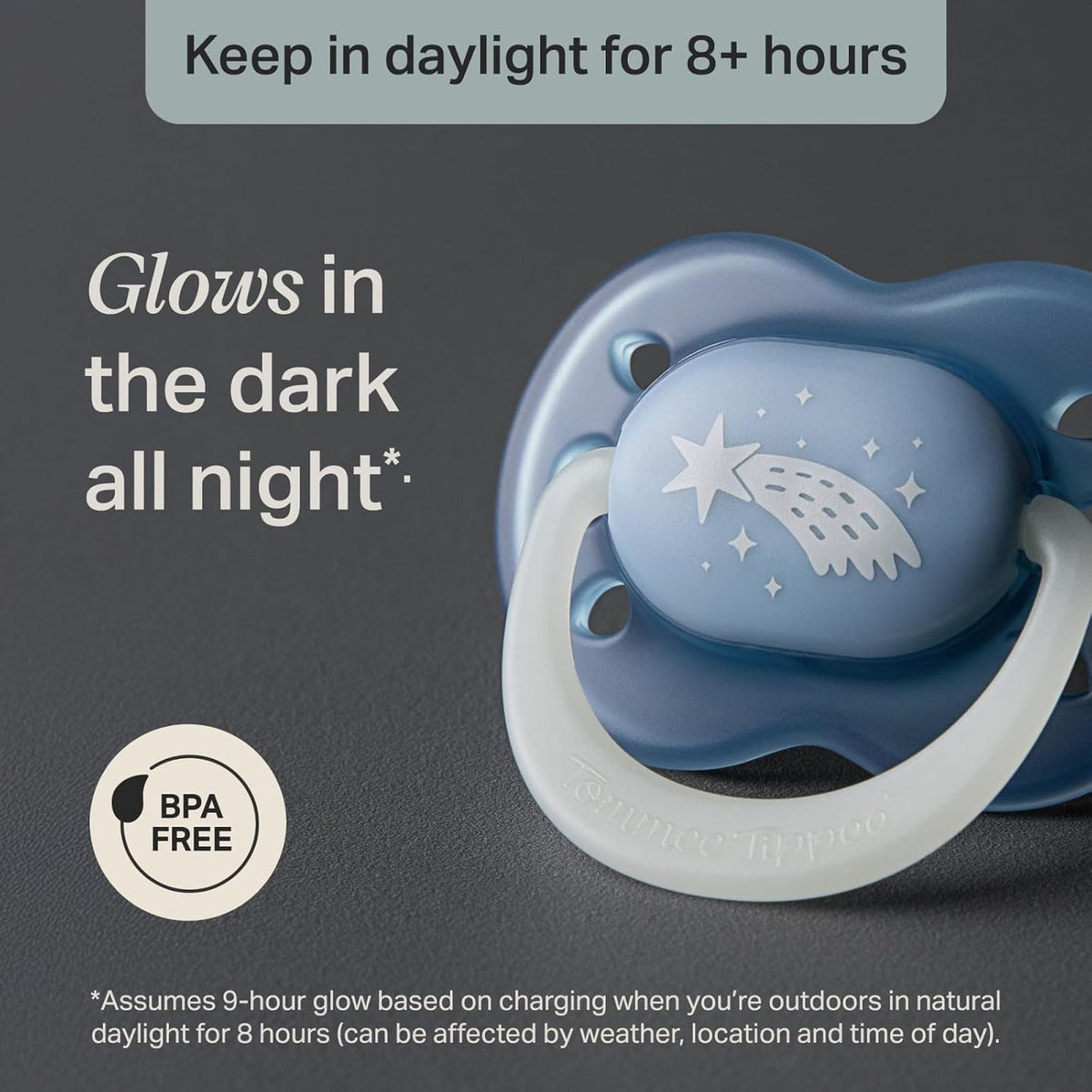 Tommee Tippee NightGlow Dummies, 18-36 Months, Silicone, Pack of 4 - view 5