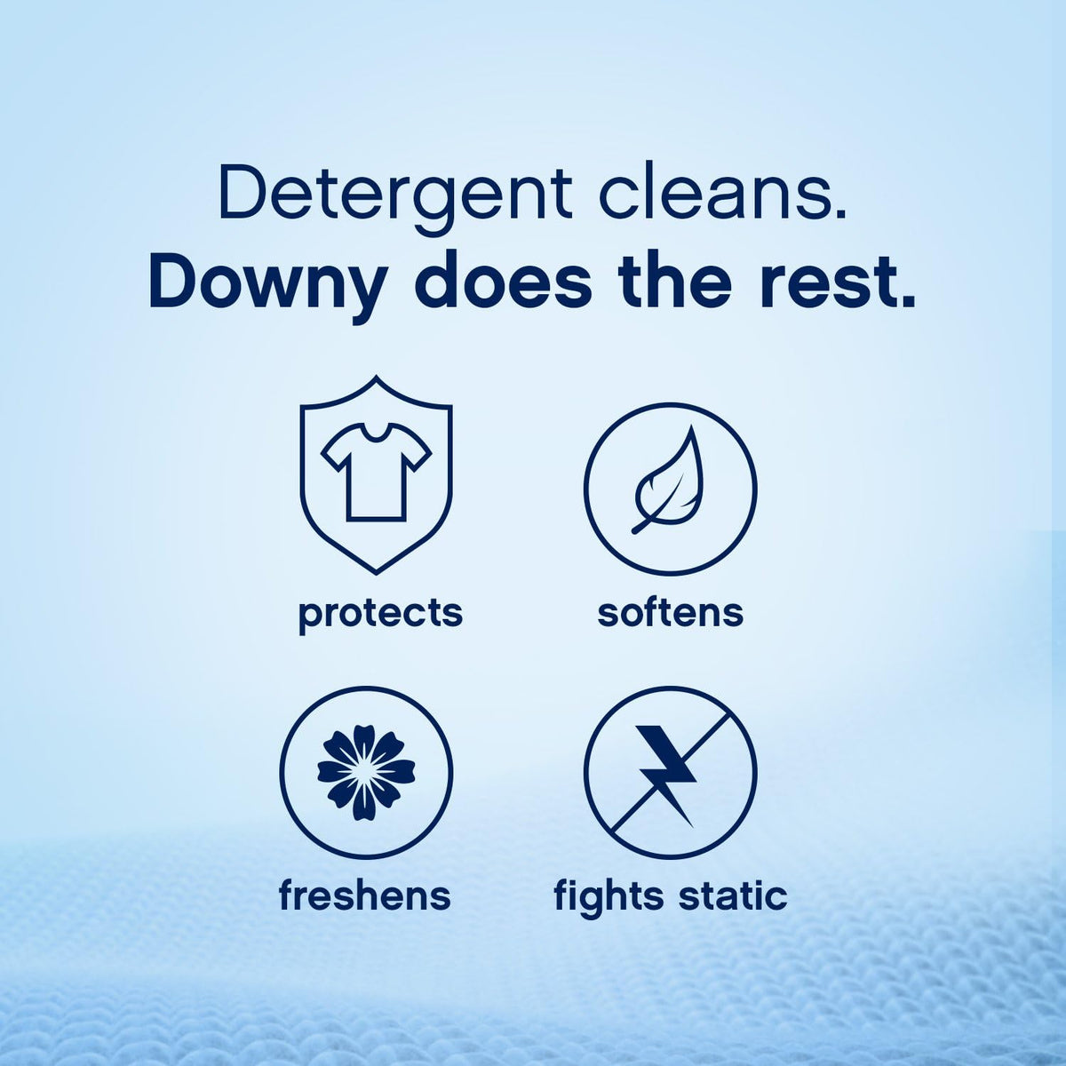 Downy Ultra Liquid Fabric Softener, Cool Cotton Scent, 3 L (103 fl oz) — alternate product view