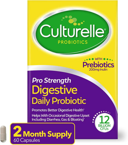 Culturelle Pro Strength Daily Probiotic, 12B CFU, 60 Capsules