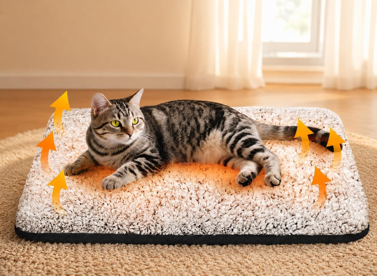 WanpeeGoo Self-Warming Cat Bed 2.0, Thermal Mat, 15 x 19 in