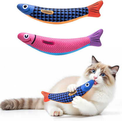 PetBusy Catnip and Silvervine Fish Kicker Cat Toy