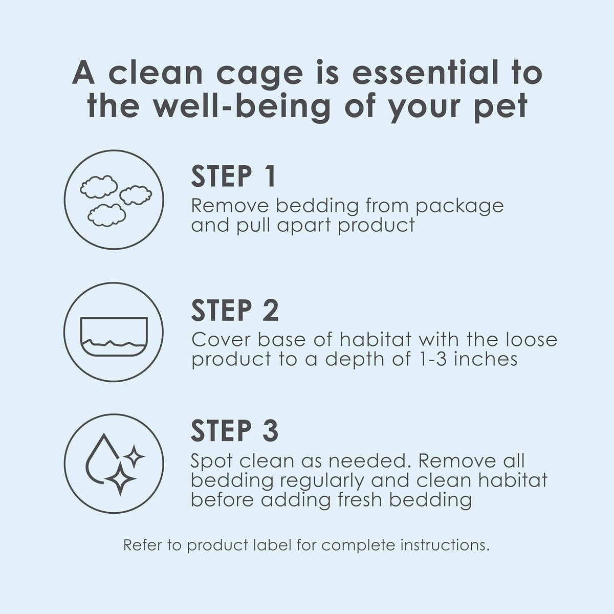 Kaytee Clean & Cozy White Paper Bedding for Small Animals, 100 Litre - view 5
