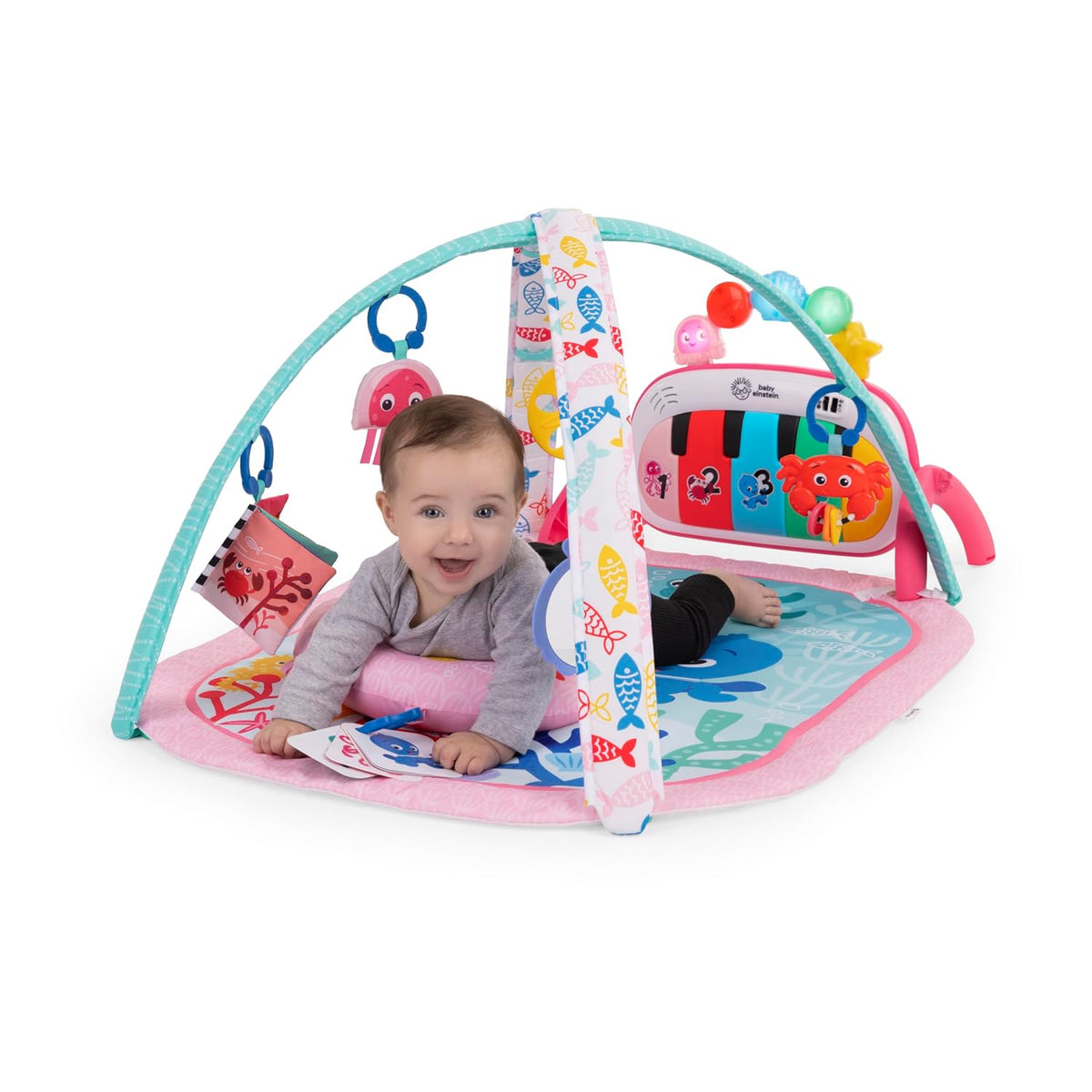 Baby Einstein Ocean Explorers 4-in-1 Kickin' Tunes Play Gym, Pink - view 4