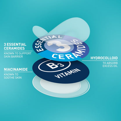 CeraVe Hydrocolloid Pimple Patches with Niacinamide, Ultra-Thin, 22 Count - view 3