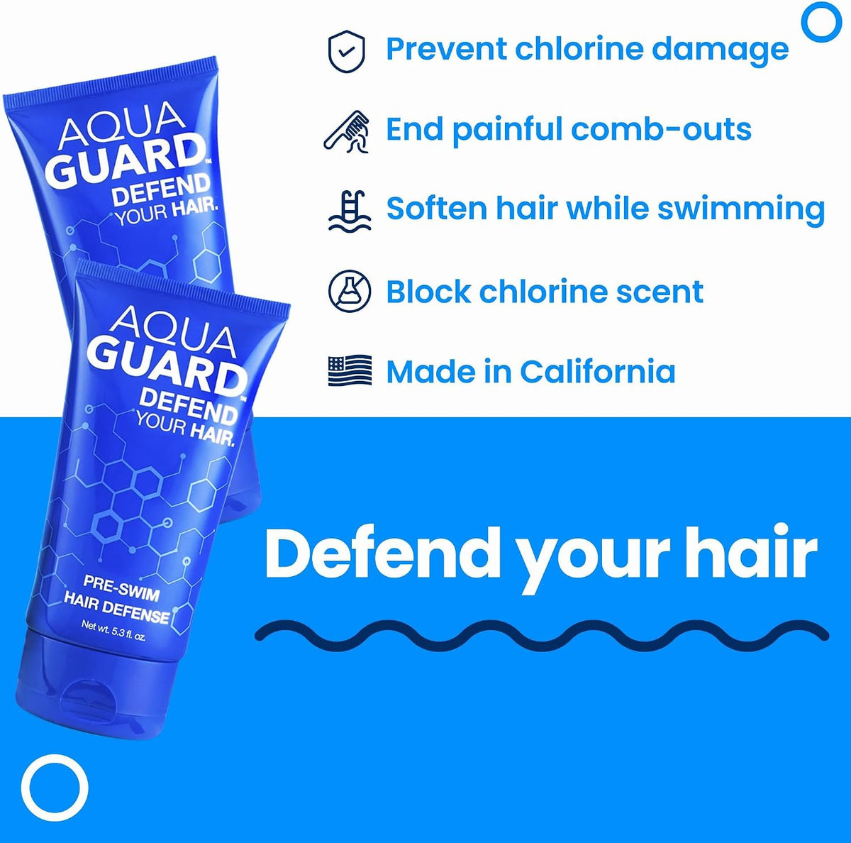 AquaGuard Pre-Swim Hair Defense 5.3 oz, Pack of 2 - view 2