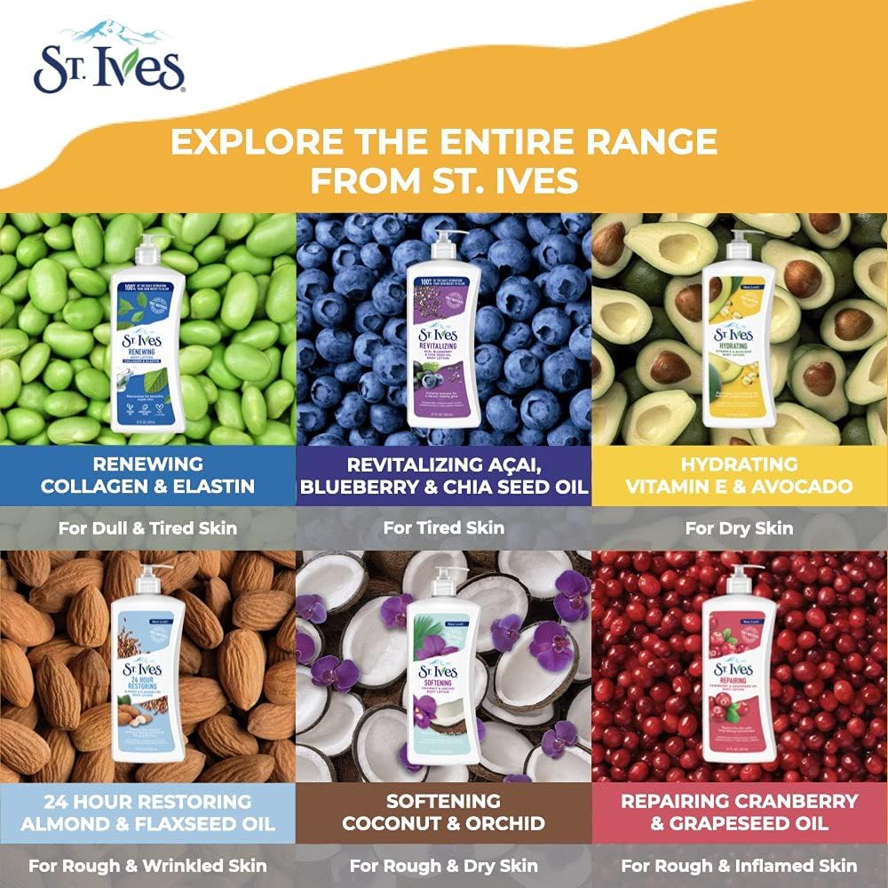 St. Ives Skin Renewing Collagen Elastin Body Lotion 621ml (21 fl oz) - view 5