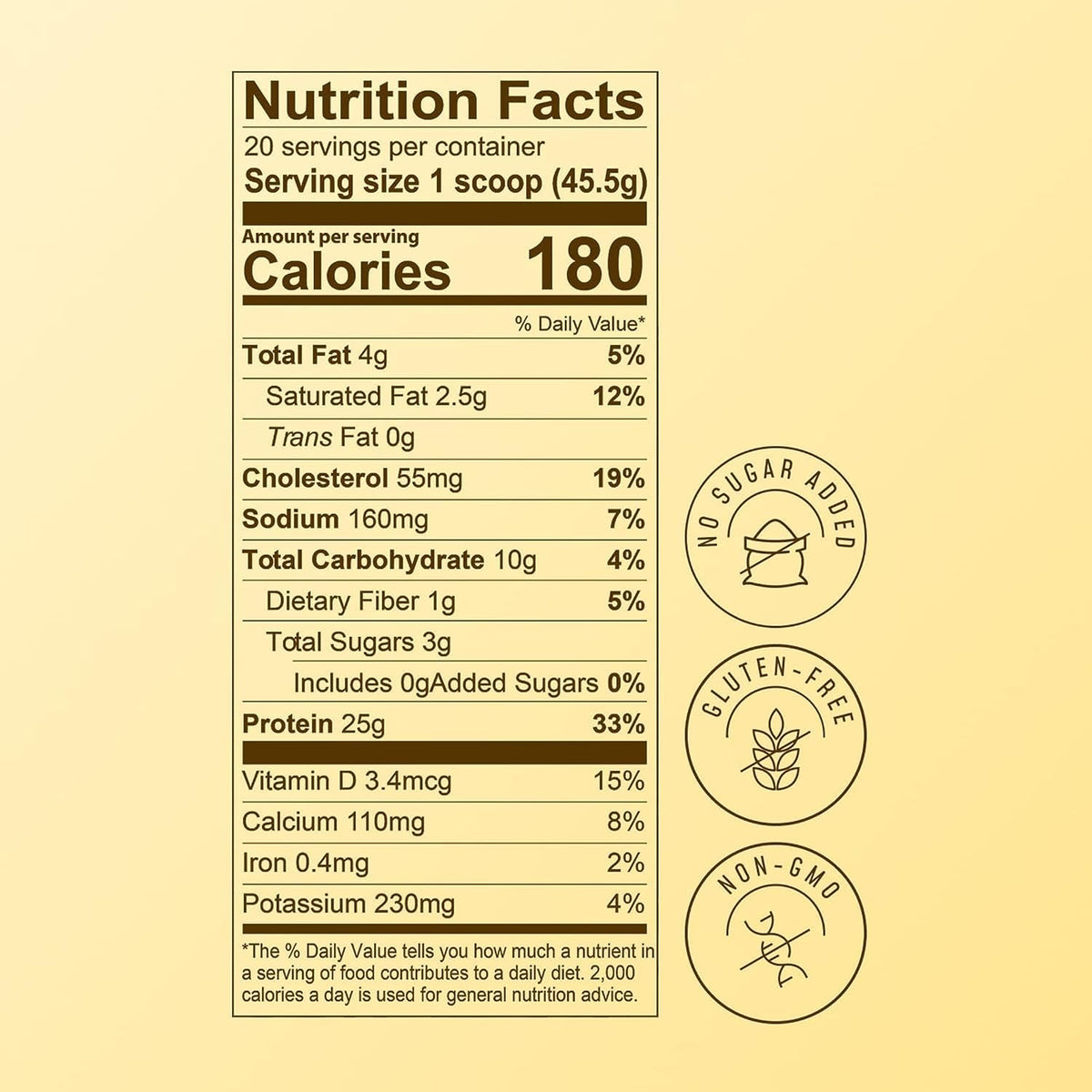 FlavCity All-in-One Protein Smoothie Powder, Banana Bread, 20 Servings - view 2