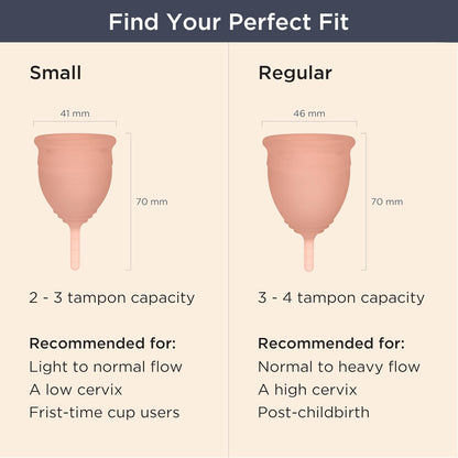 Saalt Soft Menstrual Cup, Small, Desert Blush - view 6