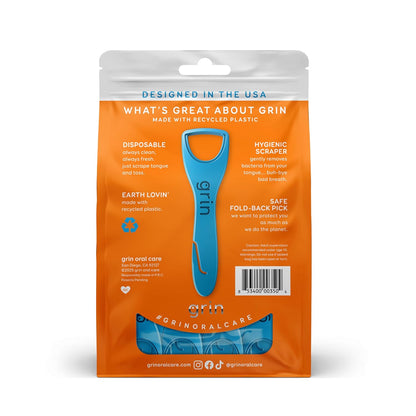 Grin Disposable Tongue Cleaner with Fold-Back Pick, 48 Count - view 2
