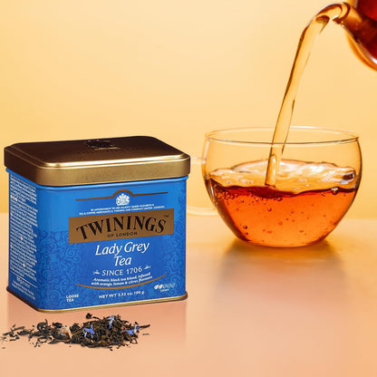 Twinings Classics Lady Grey Loose Tea, 100 g (3.53 oz) - view 3