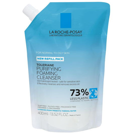La Roche-Posay Toleriane Purifying Foaming Facial Cleanser, 13.52 oz