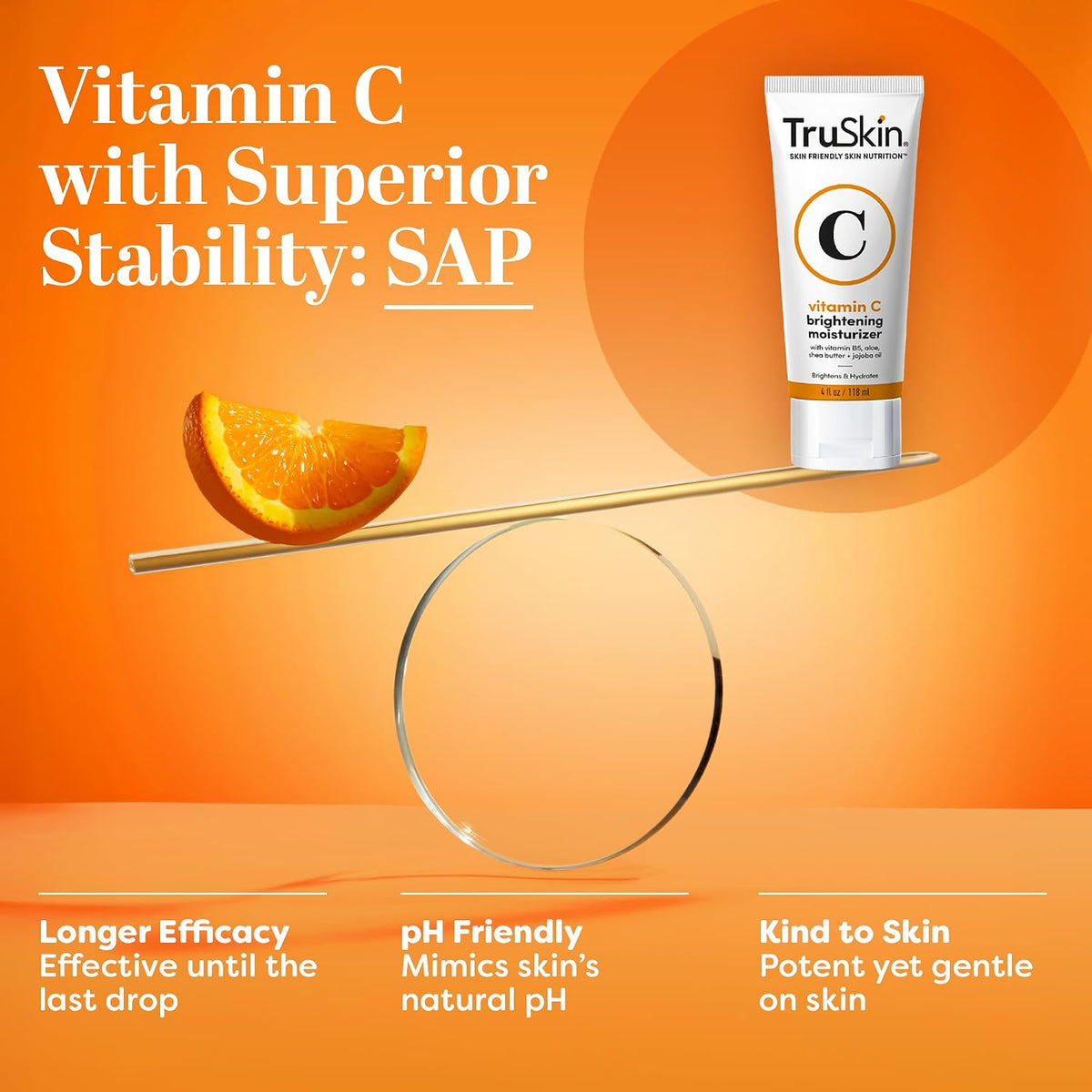 TruSkin Vitamin C Brightening Face Cream, 60 ml (2 fl oz) - view 4