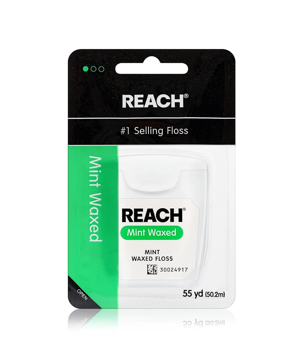 Reach Waxed Mint Dental Floss, 55 yd — product view