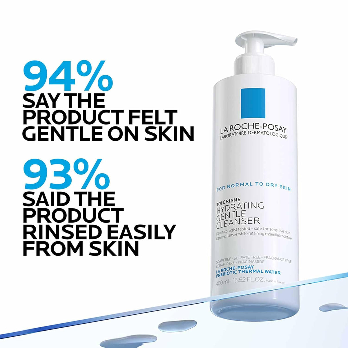 La Roche-Posay Toleriane Hydrating Gentle Facial Cleanser, 13.52 oz - view 4