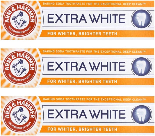 Arm & Hammer Extra White Toothpaste, Pack of 3