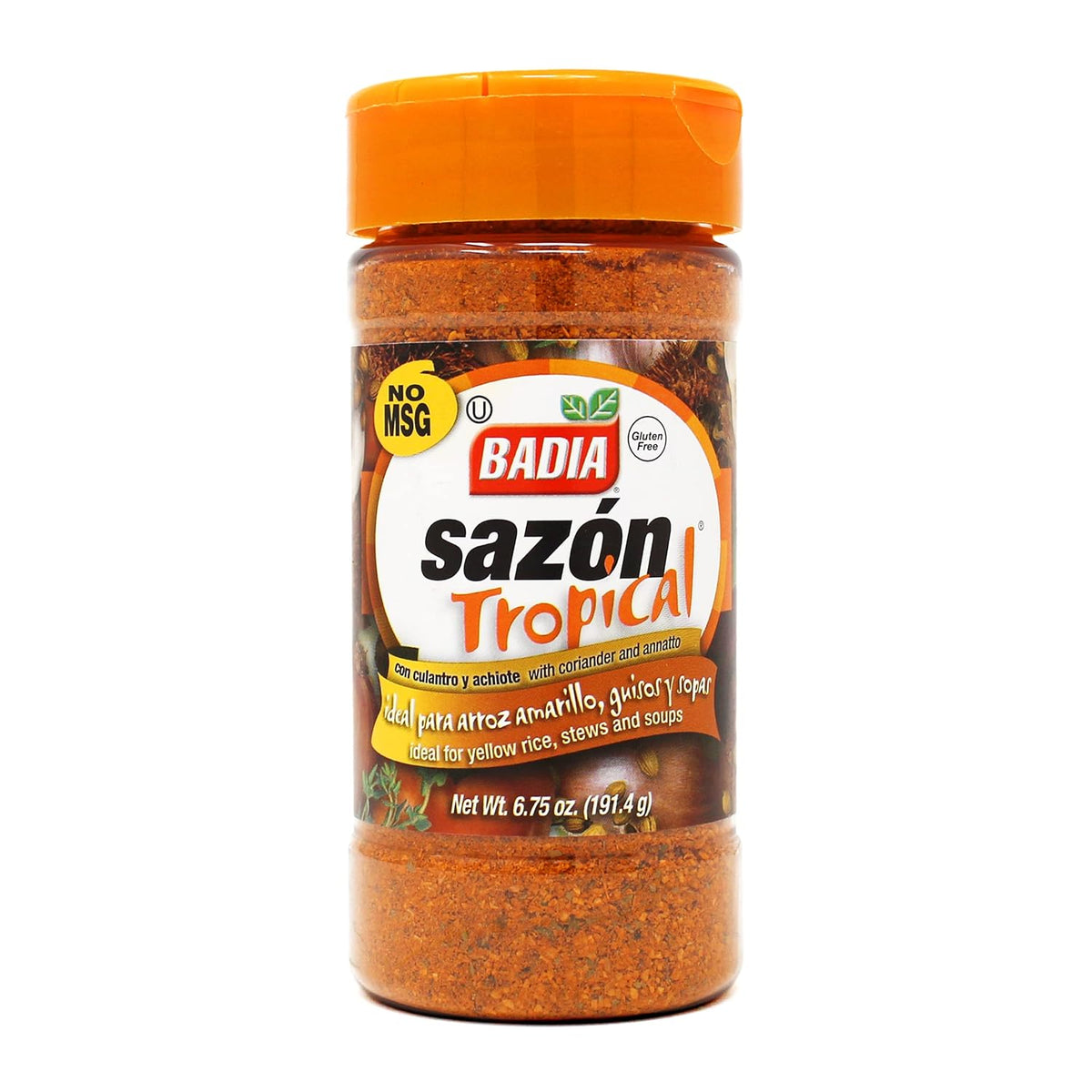 Badia Sazon Tropical Seasoning with Coriander and Annatto 191.4 g
