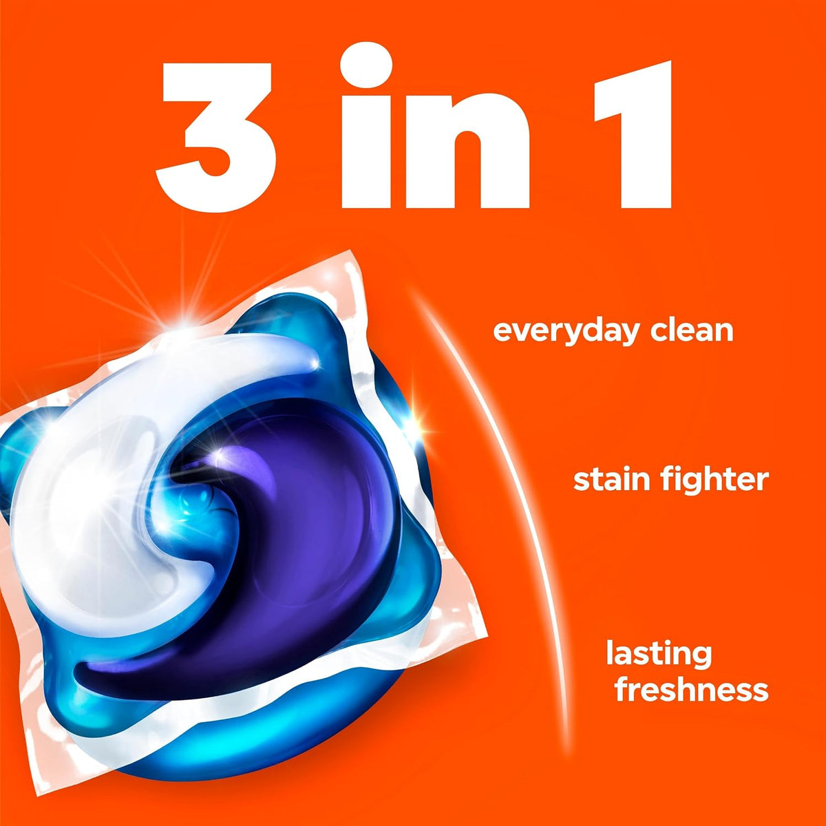 Tide PODS 3-in-1 Laundry Detergent, Original, 42 Count - view 3