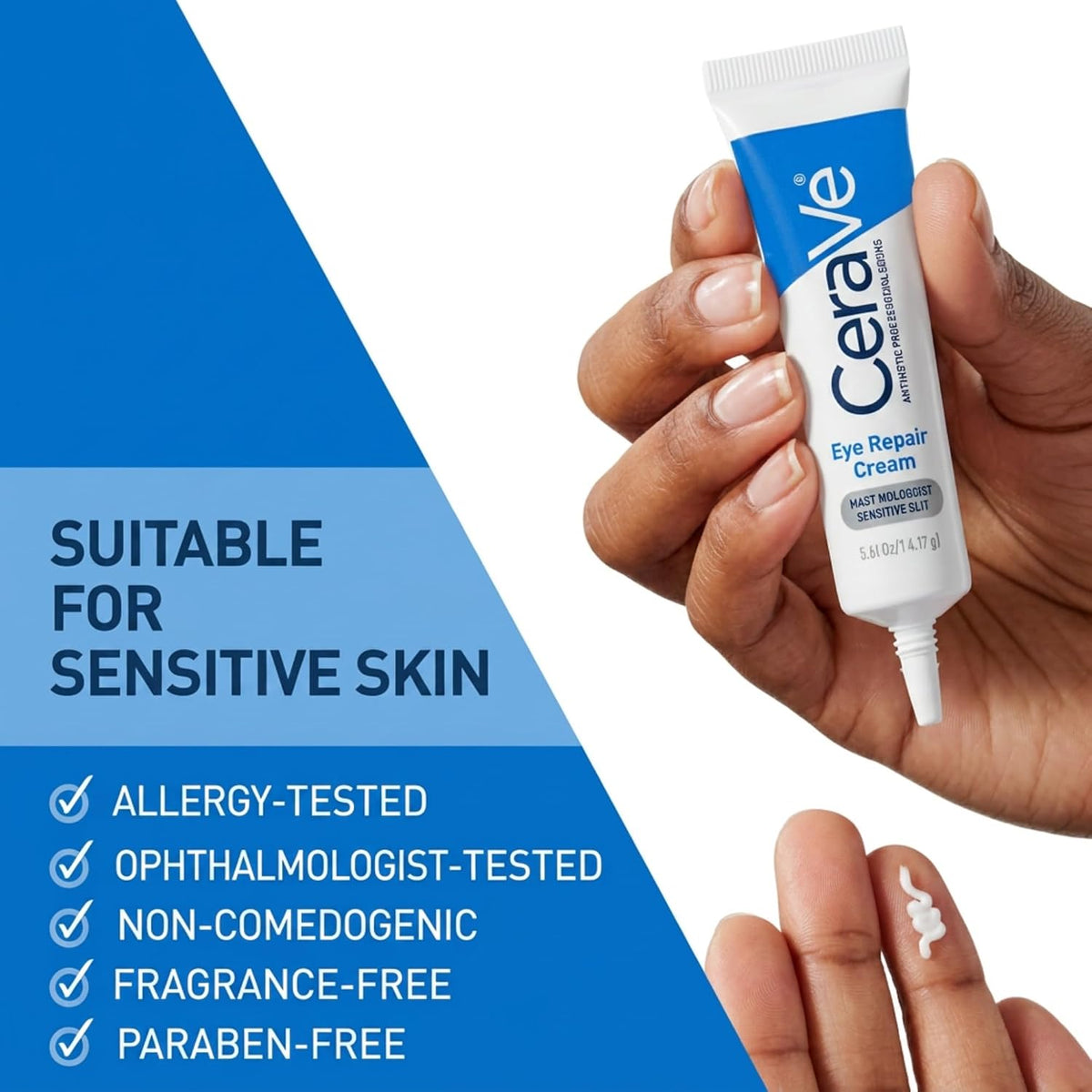 CeraVe Eye Repair Cream with Hyaluronic Acid, 0.5 oz (14 g) - view 5