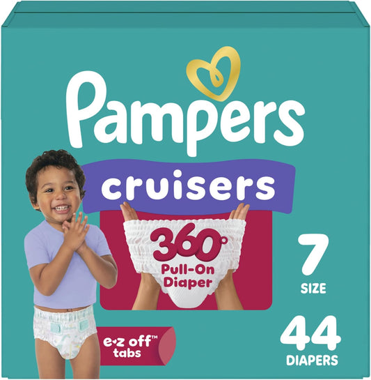 Pampers Cruisers 360 Pull-On Nappies, Size 7, 44 Count