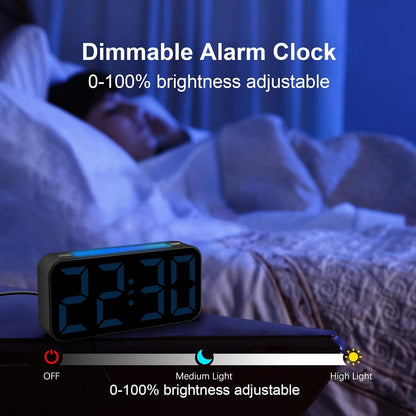 Topski Loud RGB Digital Alarm Clock with Night Light - view 5