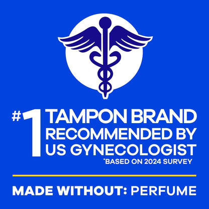 Tampax Cardboard Applicator Tampons Super Plus Unscented 40 Count - view 5