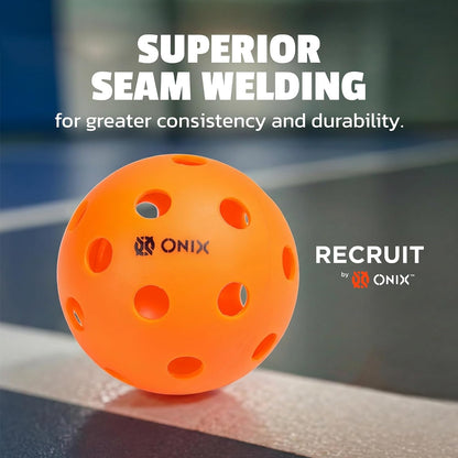 Onix Recruit Indoor Pickleball Balls, Pack of 3 - view 3