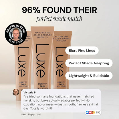 Luxe Cosmetics Colour Changing Foundation, Medium - view 6