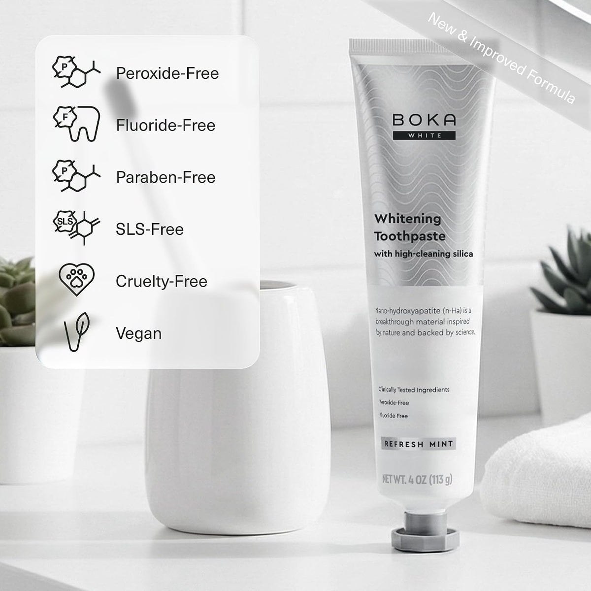 Boka Nano Hydroxyapatite Fluoride-Free Toothpaste - view 4
