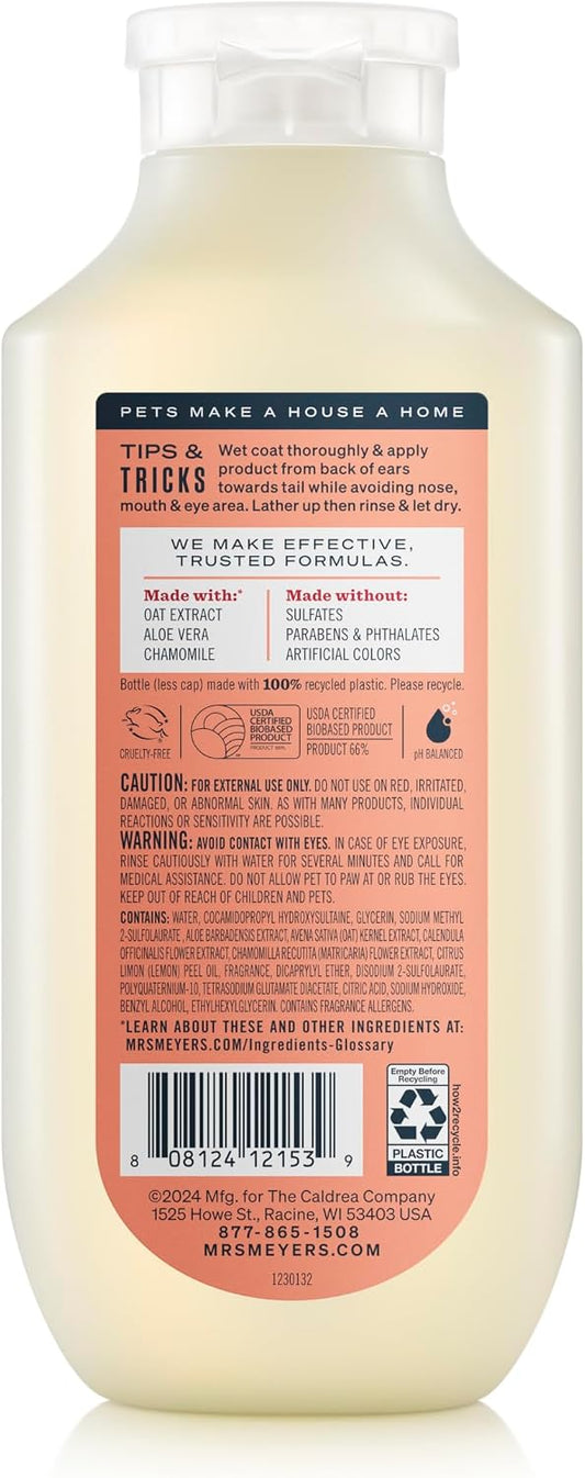 Mrs. Meyer's Clean Day 3-in-1 Dog Shampoo, White Peach, 14 oz - view 2